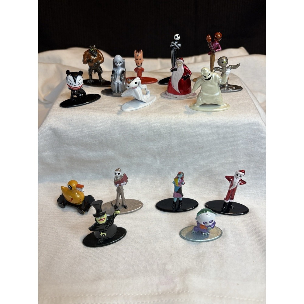 Disney Nightmare Before Christmas 16 Diecast Jada Nano Metal Figures 2022